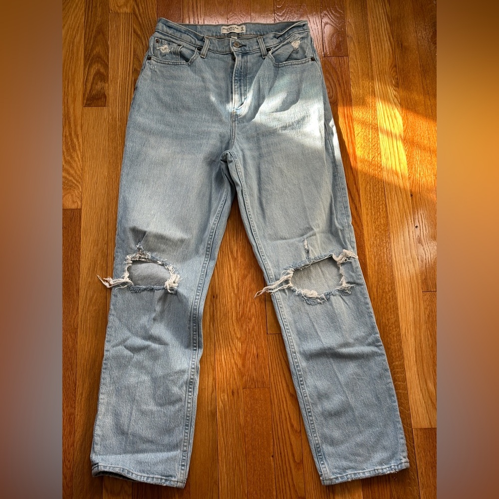 Abercrombie Curve Love ultra high rise 90s
